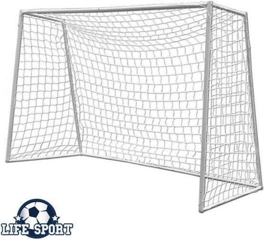 Τέρμα Ποδοσφαίρου Life Sport F06 302x130x200cm Λευκό