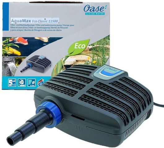 Αντλία Νερού για Λίμνες Σιντριβάνια Oase Aquamax Eco Classic 11500 Max 11.000 L / H Max Head 3.30m Power 100 W