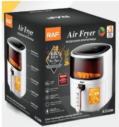 Raf R-5330 Φριτέζα Αέρος με Αποσπώμενο Κάδο 6lt Λευκό