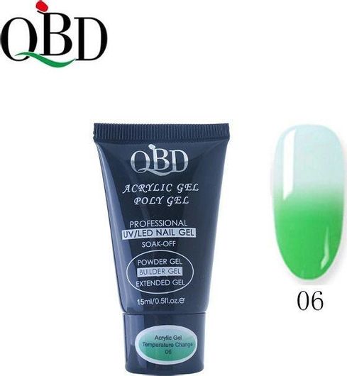 AcryGel QBD 1333-06-15 15ml Πράσινο