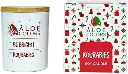 Κερί Aloe+ Colors Kourabies Αρωματικό Σόγιας σε Βάζο 150gr