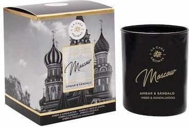 Αρωματικό Κερί La Casa de los Aromas 2483-50191 σε Βάζο 140gr Κεχριμπάρι / Σανταλόξυλο