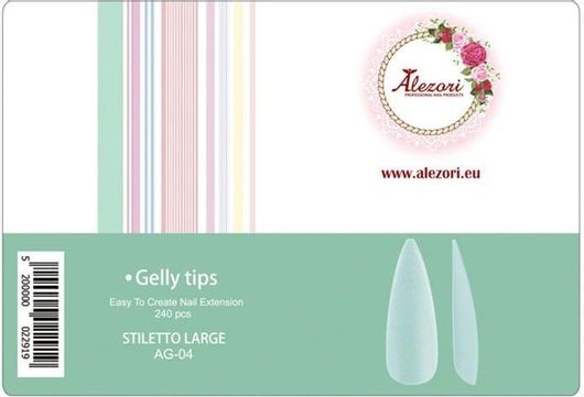 Tips Νυχιών UpLac Σετ 240τμχ Μπλε