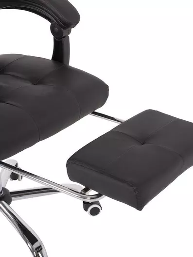 Καρέκλα Διευθυντική με Ανάκλιση Μαύρη HomeMarkt