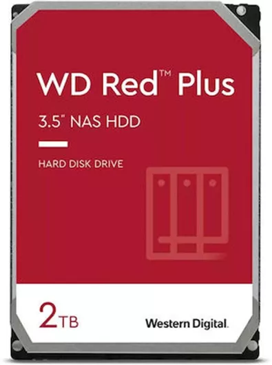 HDD Σκληρός Δίσκος Western Digital Red 2TB 3.5" SATA III 5400rpm με 64MB Cache για NAS