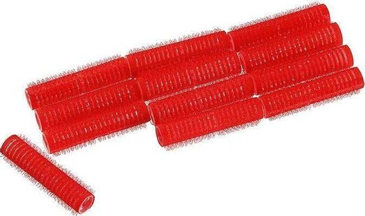 Ρόλεϊ Μαλλιών Hair Tools STA006800 Σετ 12τμχ Κόκκινο