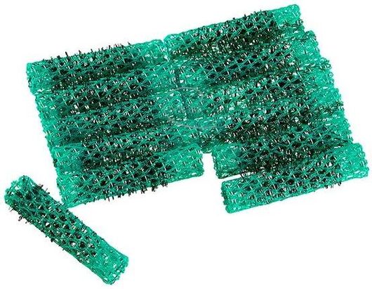 Ρόλεϊ Μαλλιών Hair Tools STA006619 Σετ 12τμχ Πράσινο