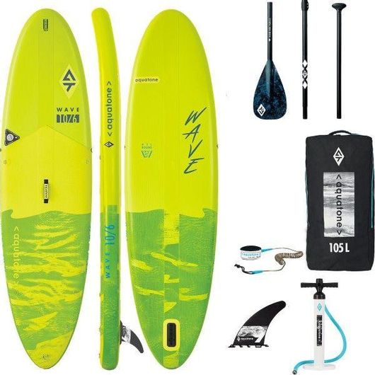 Φουσκωτή Σανίδα SUP Aquatone Wave 10.6" Πράσινο