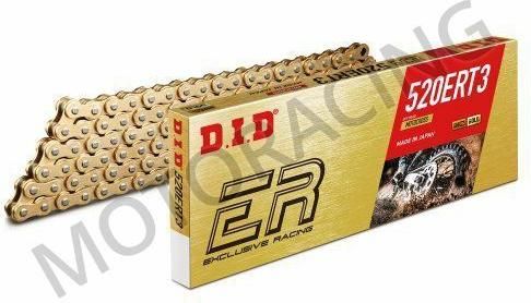 Αλυσίδα Κίνησης Μοτοσυκλέτας DID για 520 "Ert G&G" x 90 Δόντια Χρυσό