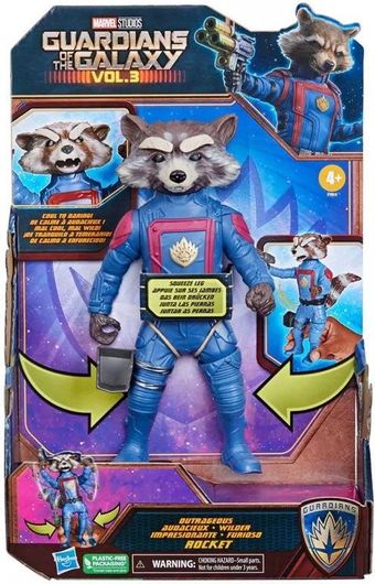 Action Figure Hasbro F7914 Marvel Legends Guardians of the Galaxy Titan Hero Deluxe Rocket 30cm για 5+ Ετών