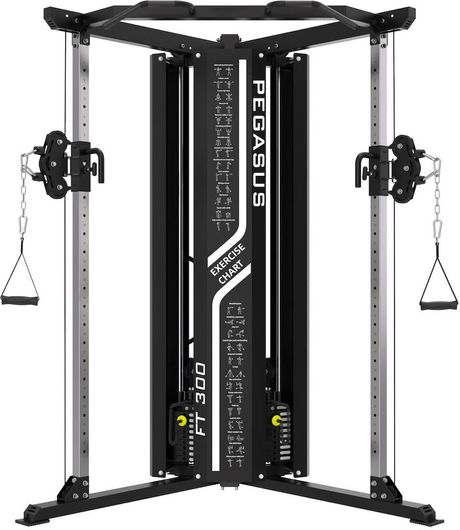 Πολυόργανο Γυμναστικής Pegasus Functional Trainer FT‑300 με Βάρη 60kg