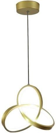 Φωτιστικό Οροφής Powertech LED Hll-0122 15w 4000k Φ22cm X 1m Χρυσό
