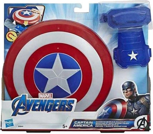 Φιγούρα Δράσης Captain America Magnetic Shield & Gauntlet - Ασπίδα Marvel Avengers Captain America