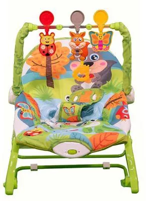 Relax Μωρού Πουλιά με Δόνηση & Μουσική για Μέγιστο Βάρος Παιδιού 18kg Πολύχρωμο