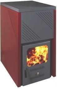 Ξυλόσομπα Καλοριφέρ Halcotherm SX-35 Μεταλλική 35kW