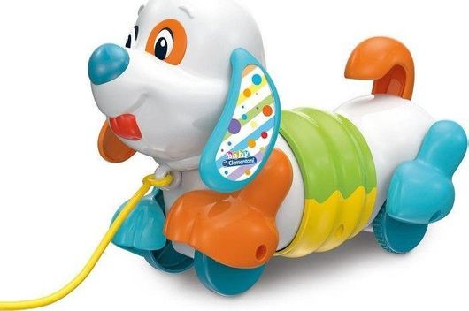 Baby Clementoni Συρόμενο Παιχνίδι Σκυλάκι Charlie Pull Along με Ήχους για 12+ Μηνών