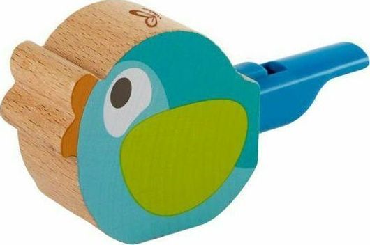 Παιδική Σφυρίχτρα Hape Ξύλινη Τιρκουάζ