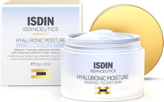Κρέμα Προσώπου Isdin 24ωρη για Αντιγήρανση με Υαλουρονικό Οξύ 50ml