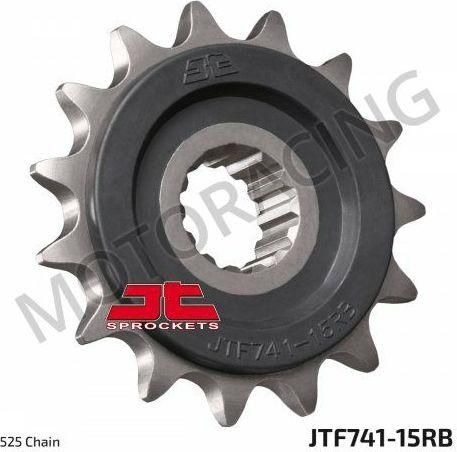 Γρανάζι Μπροστά JT JTF741.15RB για Ducati Hypermotard 1100 07'-11'/ 848 Evo 11'-12' 15 Δόντια