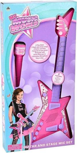 Παιδική Κιθάρα My Music World Μπαταρίας με Μικρόφωνο