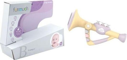 Παιδική Βρεφική Τρομπέτα με Φως 33x23x10cm για 18+ Μηνών