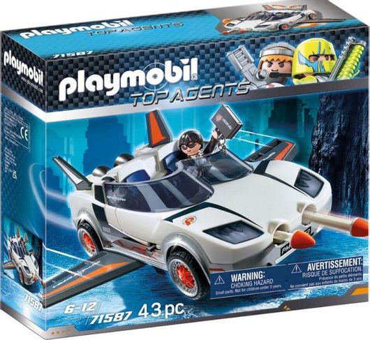 Playmobil Top Agents Κατασκοπευτικό Όχημα Του Πράκτορα Π για 6-12 ετών