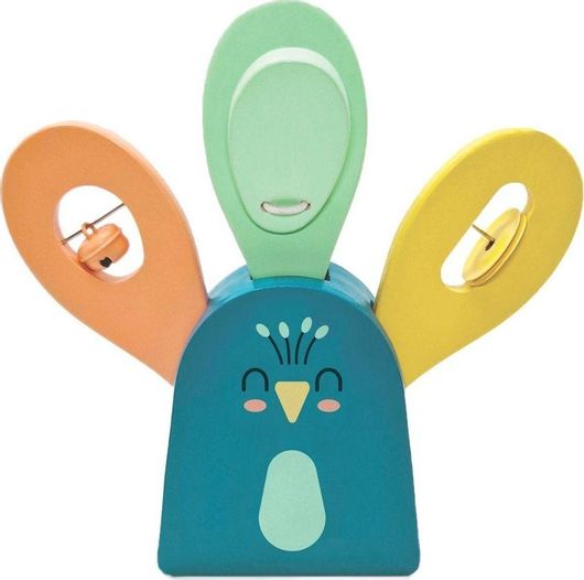 Παιδικό Μουσικό Σετ Svoora Ξύλινο Παγώνι για 3+ Ετών