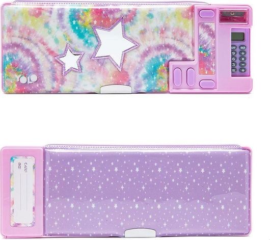 Σχολική Κασετίνα Yolo Tie Dye με 2 Θήκες Stars