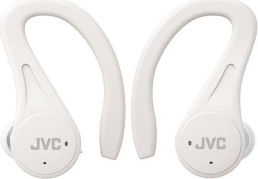 JVC HA-EC25T In-ear Bluetooth Handsfree Ακουστικά με Αντοχή στον Ιδρώτα & Θήκη Φόρτισης Λευκό