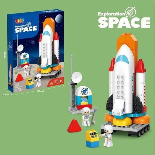 Τουβλάκια Jolt Πύραυλος & Φιγούρες Σετ 72τμχ για 3+ Ετών