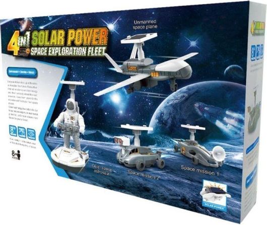 Εκπαιδευτικό Παιχνίδι Ηλιακά Διαστημικά Ρομπότ 4 σε 1 για 8+ Ετών