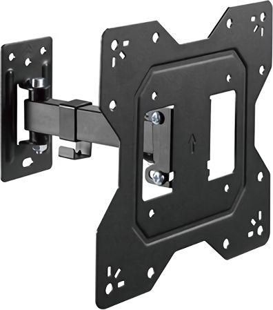 Βάση Τηλεόρασης Τοίχου Powertech PT-1128 Βάση με Βραχίονα έως 43" & 30kg Μαύρο