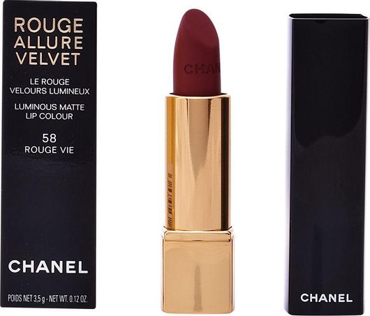 Chanel Rouge Allure Velvet Κραγιόν Long Lasting Velvet 58 Rouge Vie 3.5gr