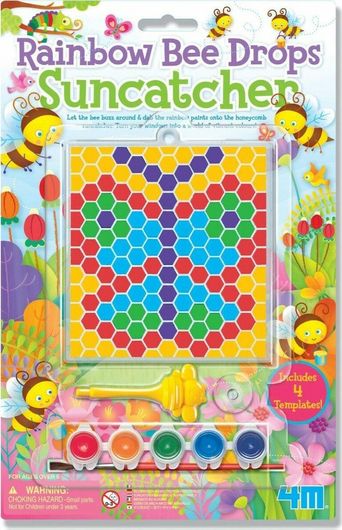 Παιδική Χειροτεχνία 4M Ζωγραφική Κατασκευή Βιτρό Κυψέλη για 5+ Ετών