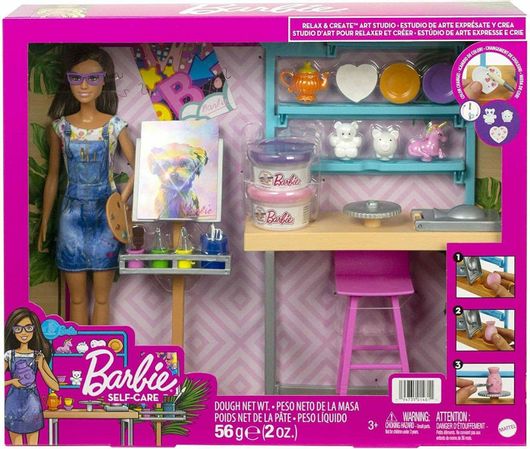 Κούκλα Barbie Στούντιο Ζωγραφικής για 3+ Ετών