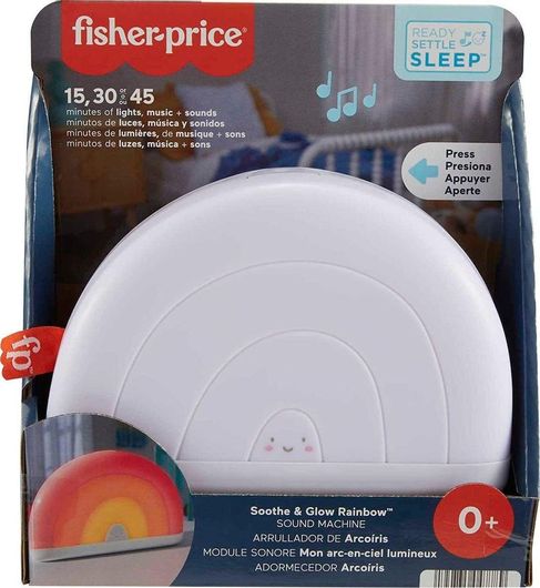 Βρεφικό Παιχνίδι Δραστηριοτήτων Fisher Price Soothe & Glow Rainbow με Μουσική & Φως για 0+ Μηνών