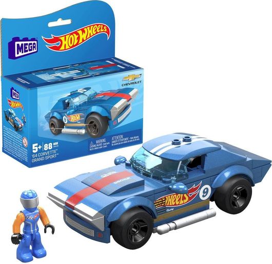 Τουβλάκια Mattel '64 Chevrolet Σετ 88τμχ Μπλε για 5+ Ετών