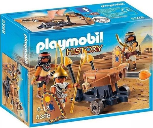 Playmobil History Αιγύπτιοι Στρατιώτες με Βαλίστρα Φωτιάς για 6+ Ετών #5388