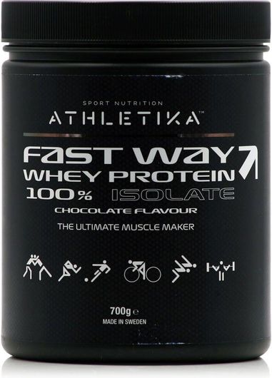 Πρωτεΐνη Ορού Γάλακτος Athletika Sport Nutrition με Γεύση Σοκολάτα 700gr