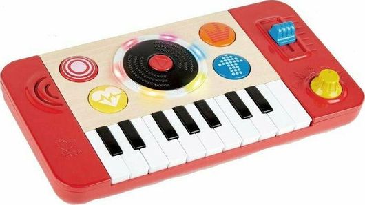 Μουσικό Παιχνίδι Hape Σετ DJ & Μουσική Κονσόλα με Πλήκτρα για 2+ Ετών