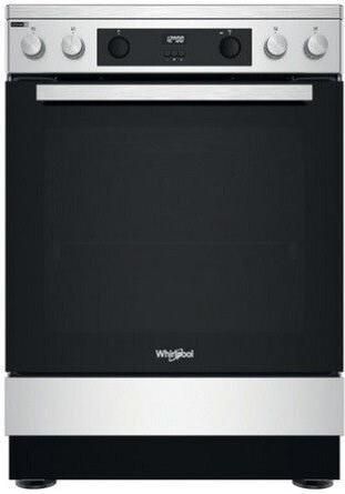 Whirlpool Κουζίνα 83lt με Κεραμικές Εστίες Π60εκ. Inox