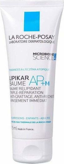 Balm Σώματος La Roche Posay Lipikar Baume AP+M Ενυδατικό & Αναπλαστικό για Ατοπικές Επιδερμίδες 75ml