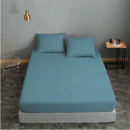  Μαξιλαροθήκες Le Blanc Cotton Line Βαμβάκι & Πολυεστέρας 50x70cm Σετ 2τμχ με Φάσα Dolphin Blue