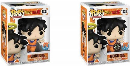 Funko Pop! Animation: Dragon Ball Z Goku with Wings & Chase 1430 Bundle of 2 #71177