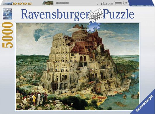 Pieter Brueghel: Bruegel The Elder - Tower Of Babel Puzzle 2D 5000pcs