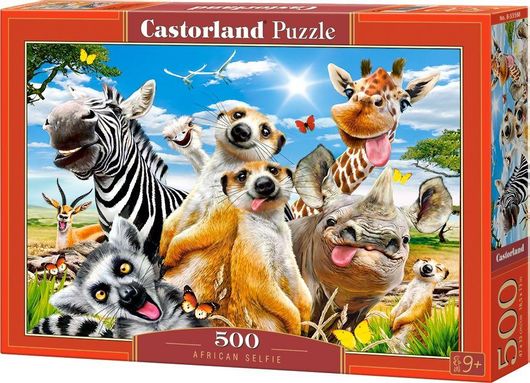 Puzzle African Selfie 2D 500 Κομμάτια
