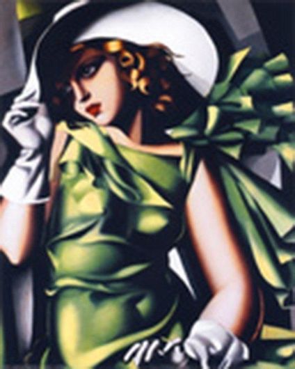 Puzzle Lady In Green 2D 1500 Κομμάτια