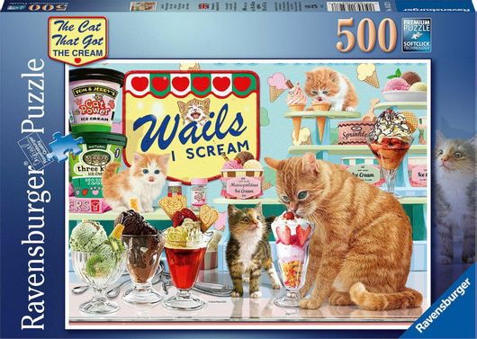 Puzzle The Cat That Got The Cream 2D 500 Κομμάτια