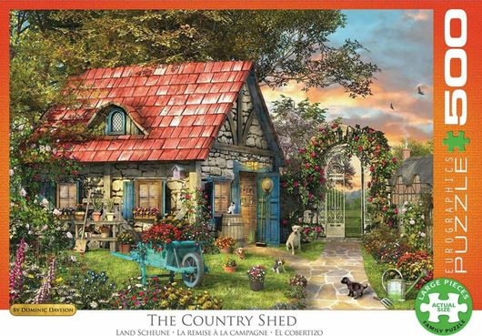 Puzzle XL The Country Shed by Dominic Davinson 2D 500 Κομμάτια