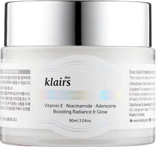 Dear, Klairs Μάσκα Προσώπου για Ενυδάτωση 90ml